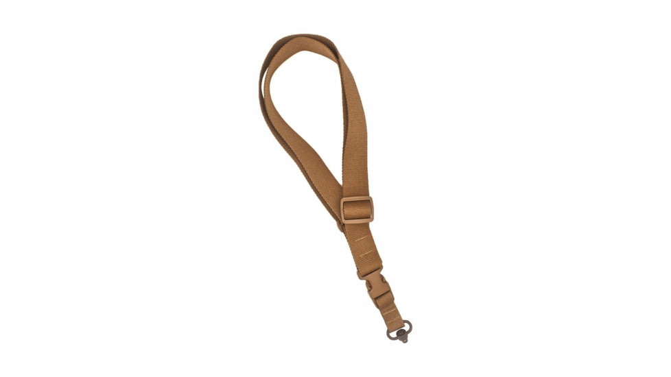 Tac Shield TacShield CQB Single Point Sling QD Push Button Swivel Coyote Brown 13AAB2F1, INT6006CY