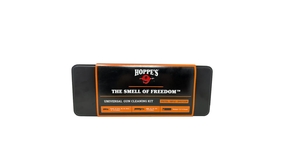 Hoppes 9 Hoppes Universal Gun Cleaning Kit Tin Kit without Mops B65A4454, HSHHTNM22