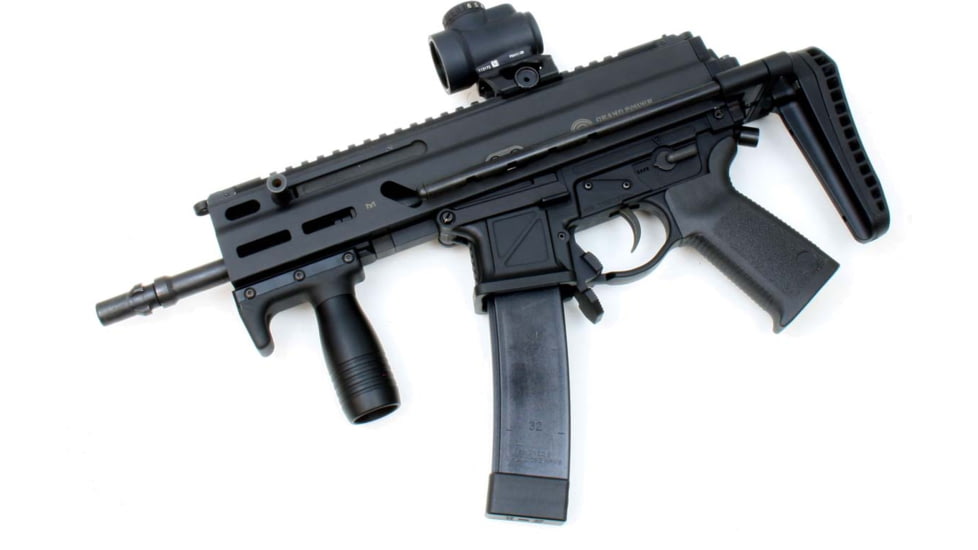 A3 Industries 2-Bolt Mount Modular Telescoping Stock w/No Buttpad, Black, 7.00in, MTS-2B-7.00-BP1