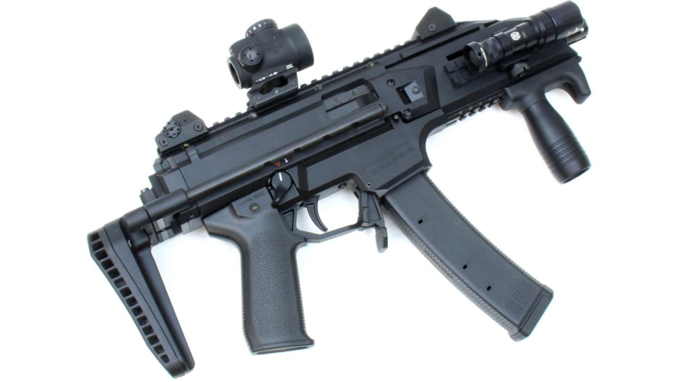 A3 Industries 2-Bolt Mount Modular Telescoping Stock w/No Buttpad, Black, 7.00in, MTS-2B-7.00-BP1