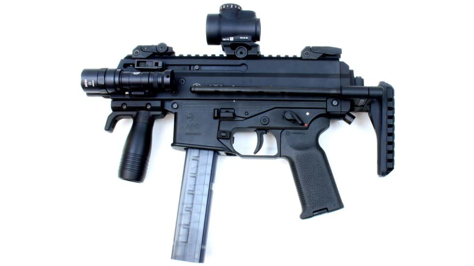 A3 Industries 2-Bolt Mount Modular Telescoping Stock w/No Buttpad, Black, 7.00in, MTS-2B-7.00-BP1