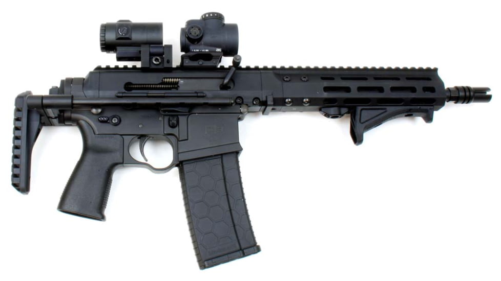 A3 Industries 2-Bolt Mount Modular Telescoping Stock w/No Buttpad, Black, 7.00in, MTS-2B-7.00-BP1