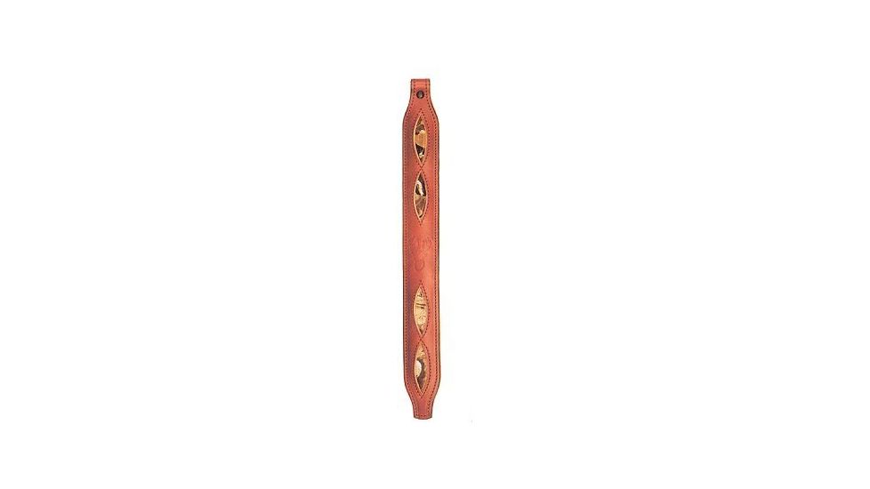 AA&amp;E Leathercraft Brown Tapered Sling w/Advantage Timber Inlay 8502021210