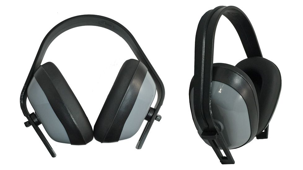 ABKT Tac 25dB Ear Muffs, Gray AB080G