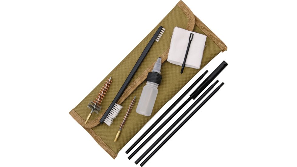 ABKT Tac Official Issue Single Caliber Gun Cleaning Kit 5.56mm Coyote Tan AB0035T