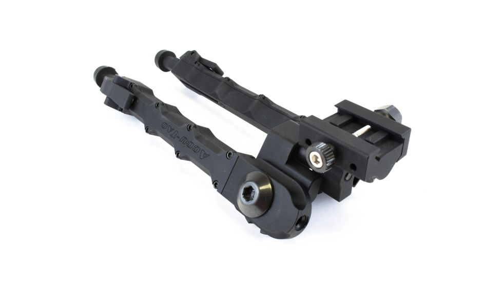 ACCU-TAC Small Caliber Rifle Bi-Pod, Flat Black, Medium SRB-0500