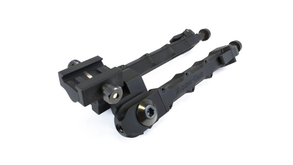 ACCU-TAC Small Caliber Rifle Bi-Pod, Flat Black, Medium SRB-0500