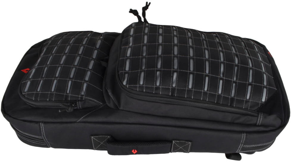 Frame 36in Rifle Case w/ Backpack Strap, TSA Lock, 600D Poly PVC, Black/Gray