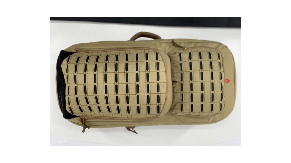 Advance Warrior Solutions Frame 28in AR Pistol/SBR Case w/ Backpack Strap, 600D Poly PVC, Tan/Black, FR28RBP-TN/BL