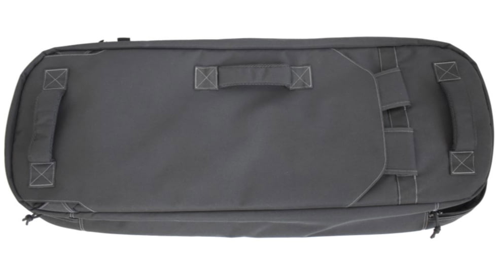 Advance Warrior Solutions Frame 36in Rifle Case w/ Backpack Strap, 600D Poly PVC, Black/Grey, FR36RBP-BL/GR
