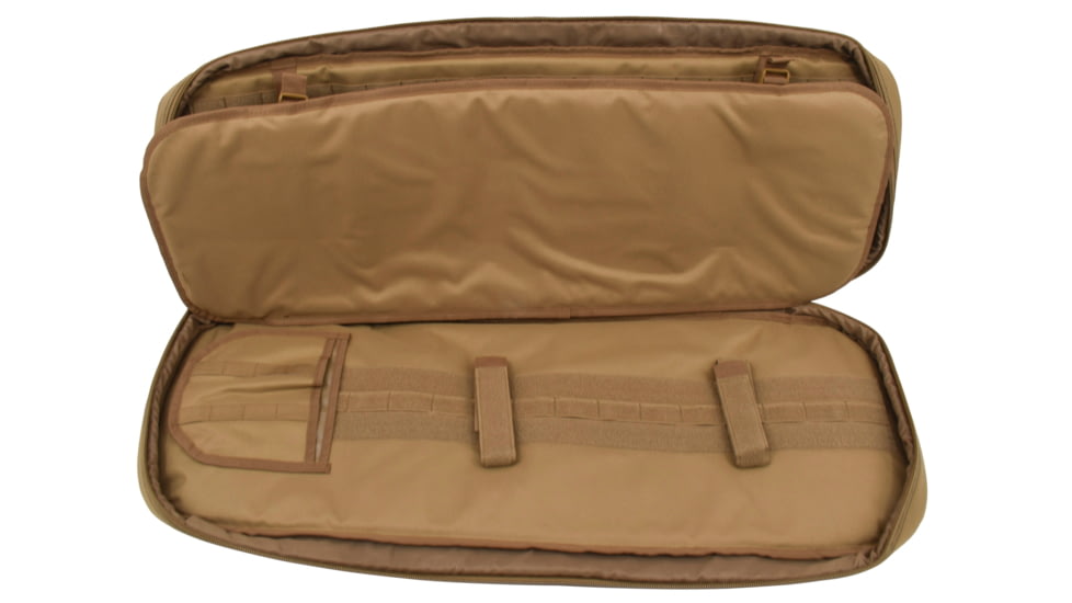 Advance Warrior Solutions Frame 36in Rifle Case w/ Backpack Strap, 600D Poly PVC, Tan/Black, FR36RBP-TN//BL