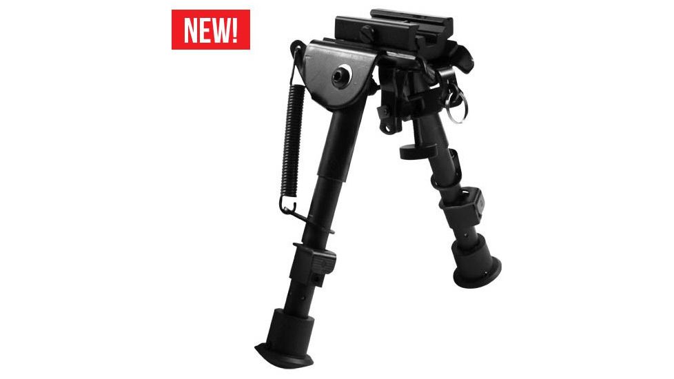 AIM Sports Inc 6in H. Style Spring Tension Bipod/Small BPHS01