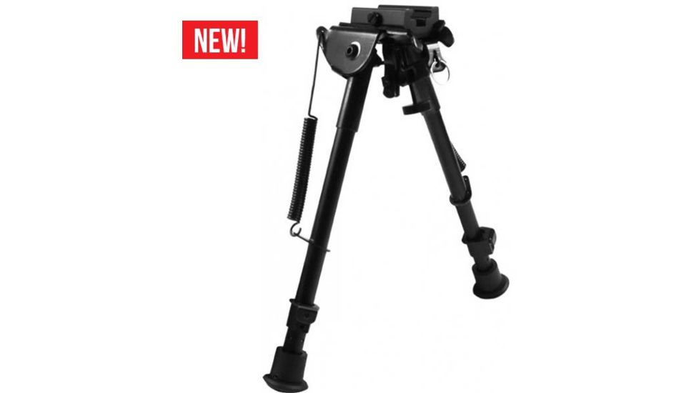AIM Sports Inc 9in H. Style Spring Tension Bipod/Medium BPHS02