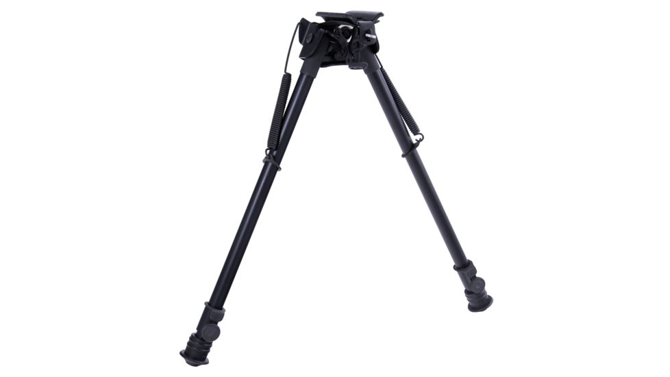 Aimtech Adjustable Heavy Duty Stud Mount Bipod, Lever Locking Pivot, Black, 13.5-23in AFA-10857