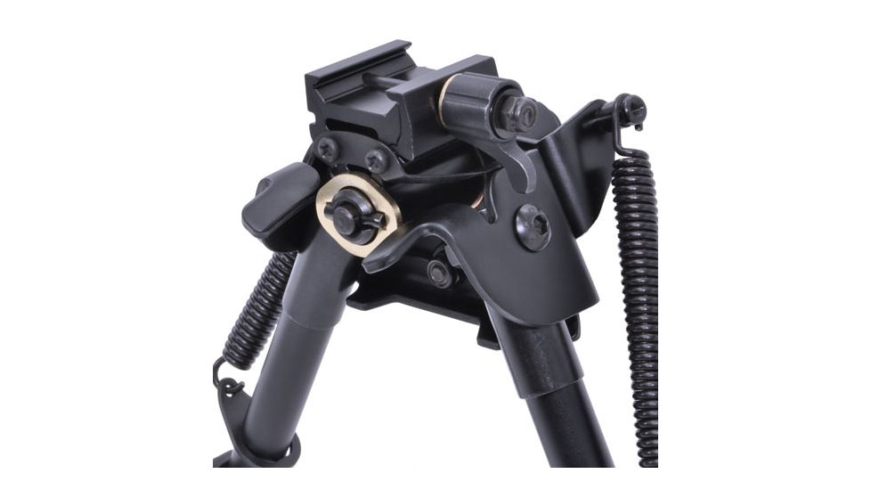 Aimtech Bipod Tactical Rail Mount Notched Leg, Black, 6-9in AFA-10850