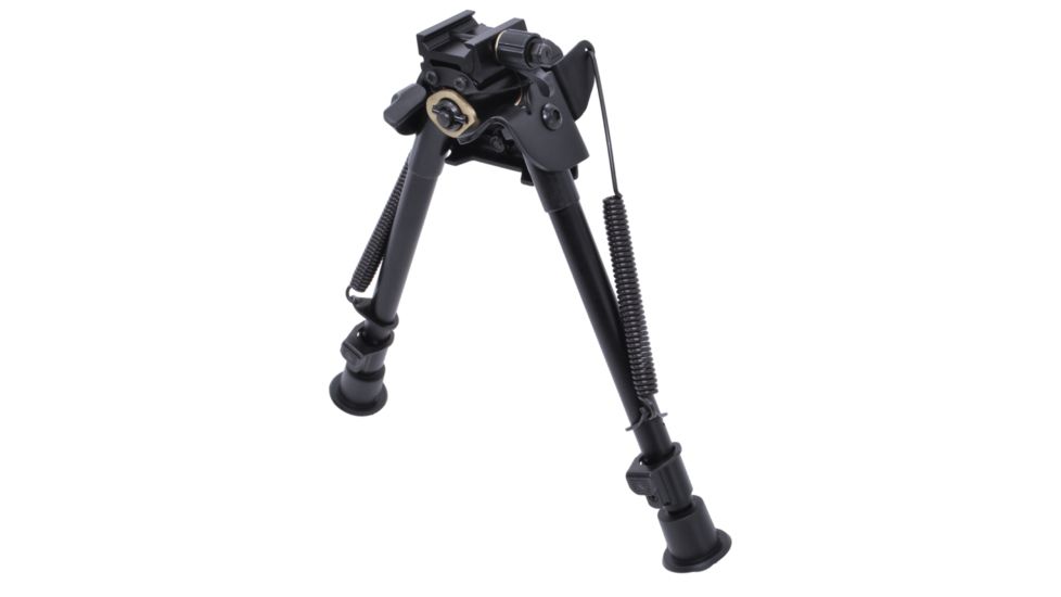 Aimtech Bipod Tactical Rail Mount Notched Leg, Black, 9-13in AFA-10851