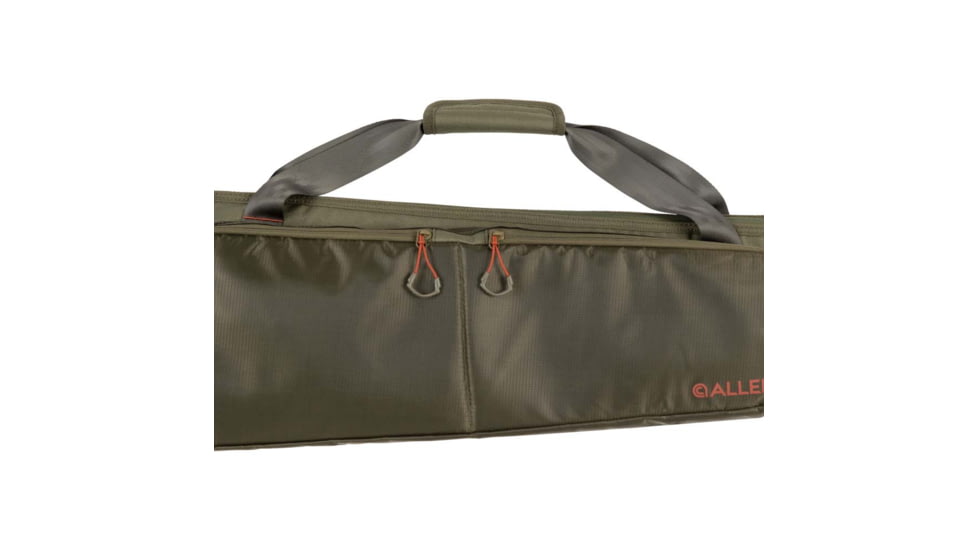 Allen Collins Ripstop Shotgun Case w/Lockable Zipper and D-ring, 52in Long, Foam Padding, Olive, 1101-52
