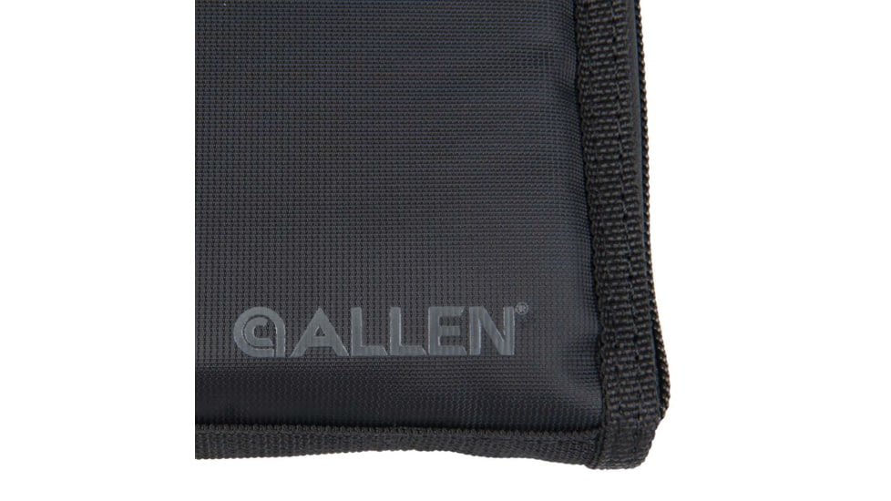 ALLEN 78-7 PISTOL CASE W/MAG POUCH COMPACT BLK