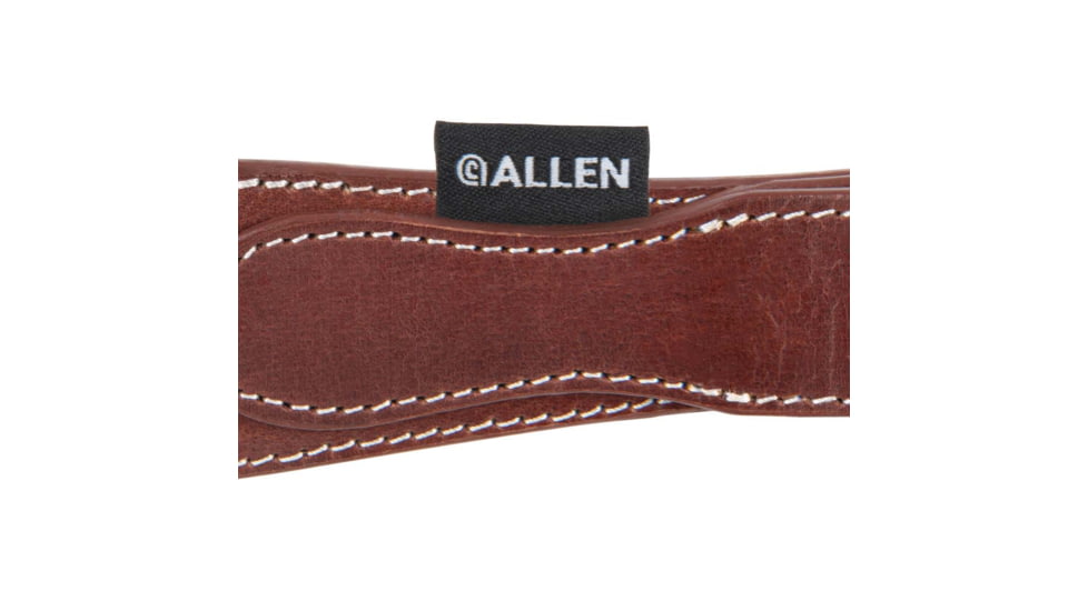 ALLEN 8508 LEATHER SLING WESTERN SCALLOP, BROWN