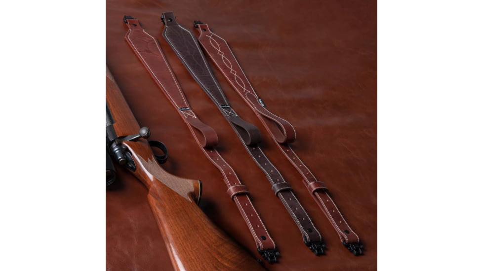 ALLEN 8510 LEATHER SLING DEER DEBOSS, BROWN