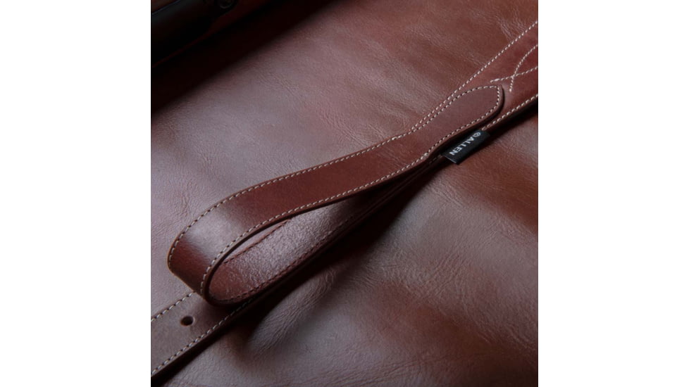 ALLEN 8508 LEATHER SLING WESTERN SCALLOP, BROWN