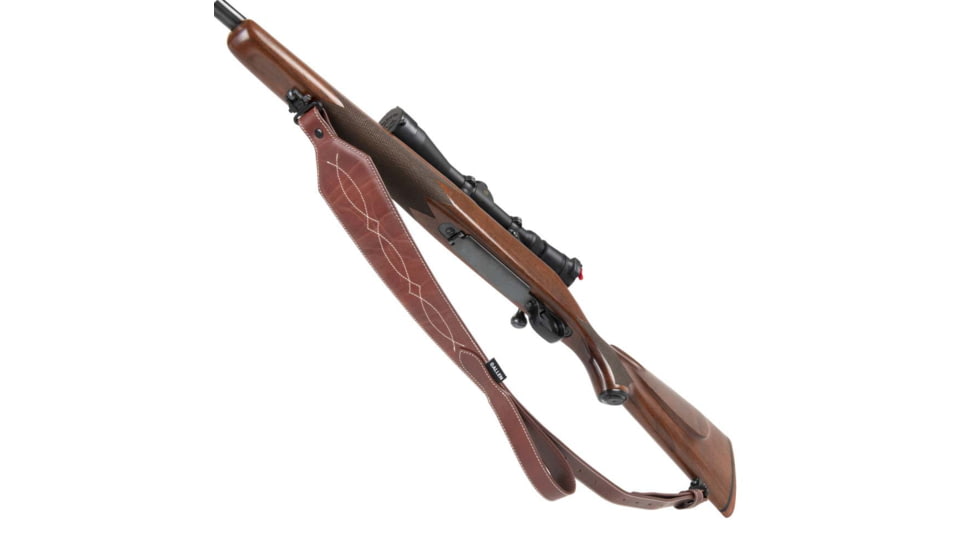 ALLEN 8508 LEATHER SLING WESTERN SCALLOP, BROWN