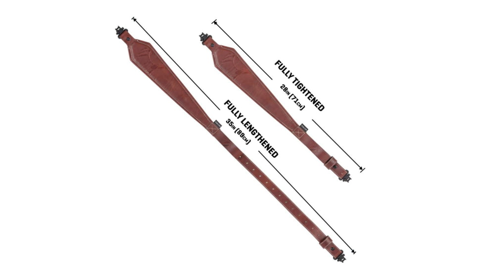 ALLEN 8510 LEATHER SLING DEER DEBOSS, BROWN