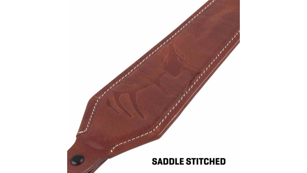 ALLEN 8510 LEATHER SLING DEER DEBOSS, BROWN