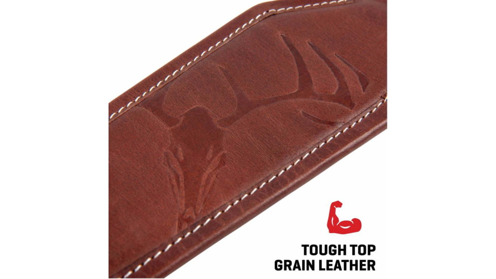 ALLEN 8510 LEATHER SLING DEER DEBOSS, BROWN