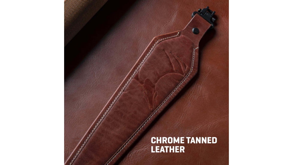 ALLEN 8510 LEATHER SLING DEER DEBOSS, BROWN