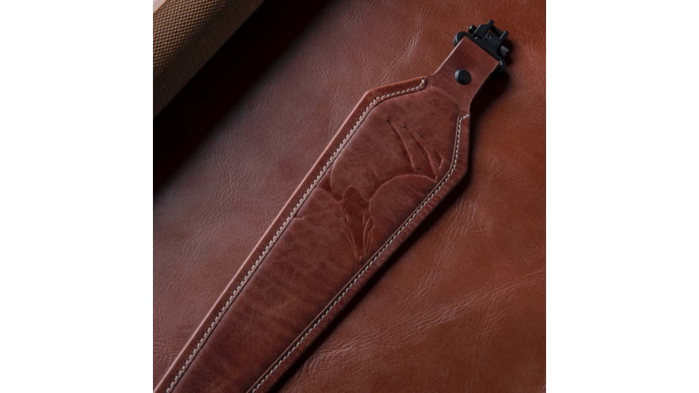 ALLEN 8510 LEATHER SLING DEER DEBOSS, BROWN