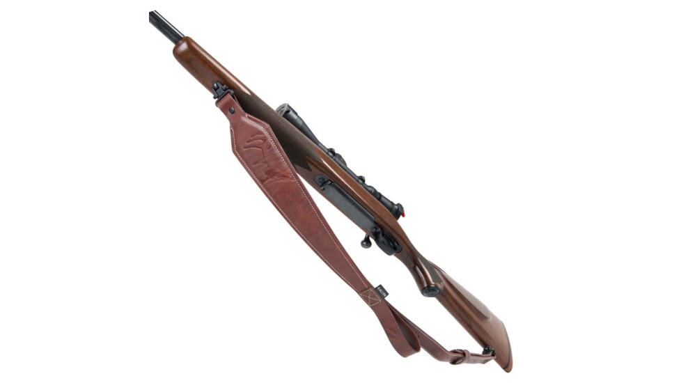 ALLEN 8510 LEATHER SLING DEER DEBOSS, BROWN