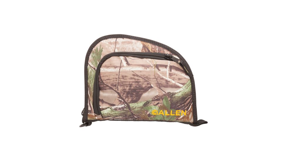 Allen Auto-Fit 1-Pocket Handgun Case Measures 9.5x7.25 Inches Realtree Xtra Green