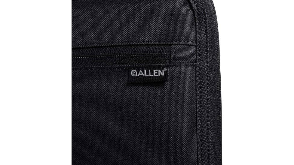 Allen Auto-Fit 2.0 Deluxe Handgun Case, Black, 12 in x 8 in, 7758