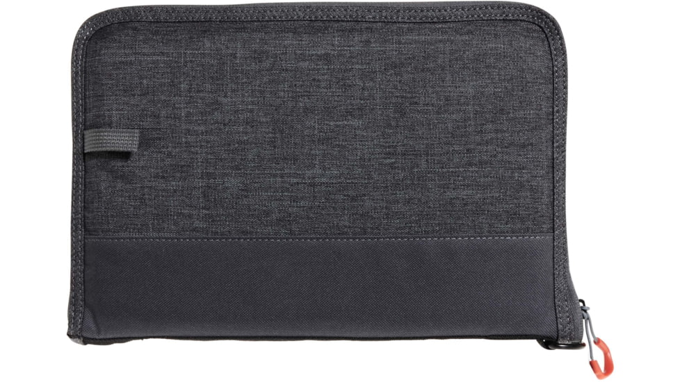 Allen Auto-Fit 2.0 Deluxe Handgun Case, Heather Gray/Red, 12 in x 8 in, 7757
