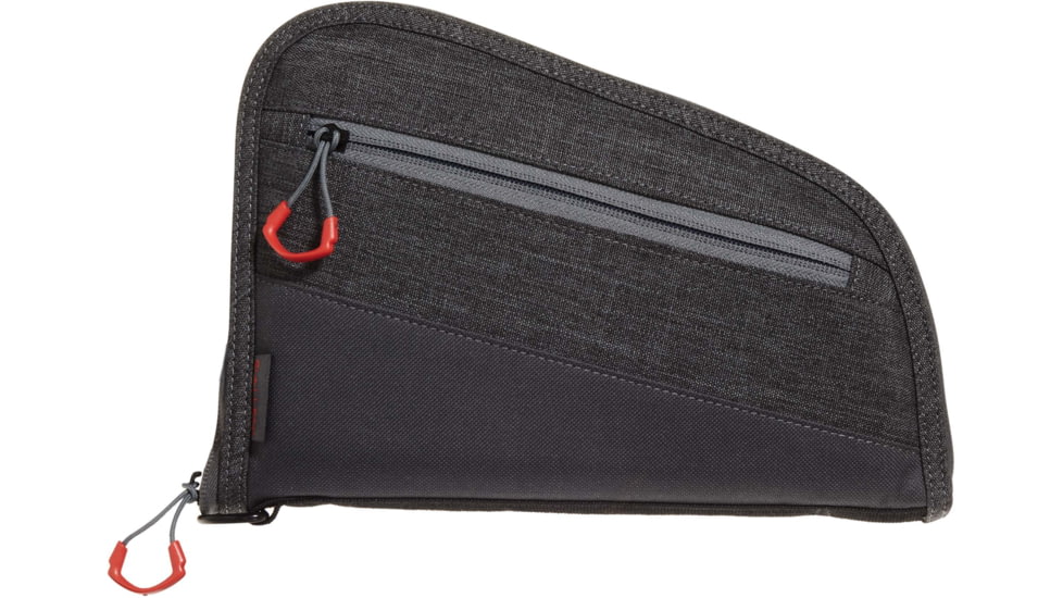 Allen Auto-Fit 2.0 Handgun Case, Heather Gray/Red, 10.5 in x 7.25 in, 7748