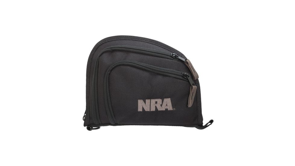 Allen Auto-Fit 2-Pocket Handgun Case Measures 9.5x7.25 Inches Black/Gray