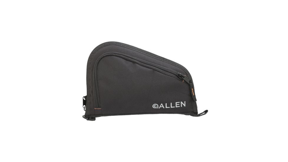 Allen Auto-Fit Compact Semi-Auto Handgun Case Measures 9x6 Inches Fits Guns Up To 4 Inch Barrels And Compact Grips Black