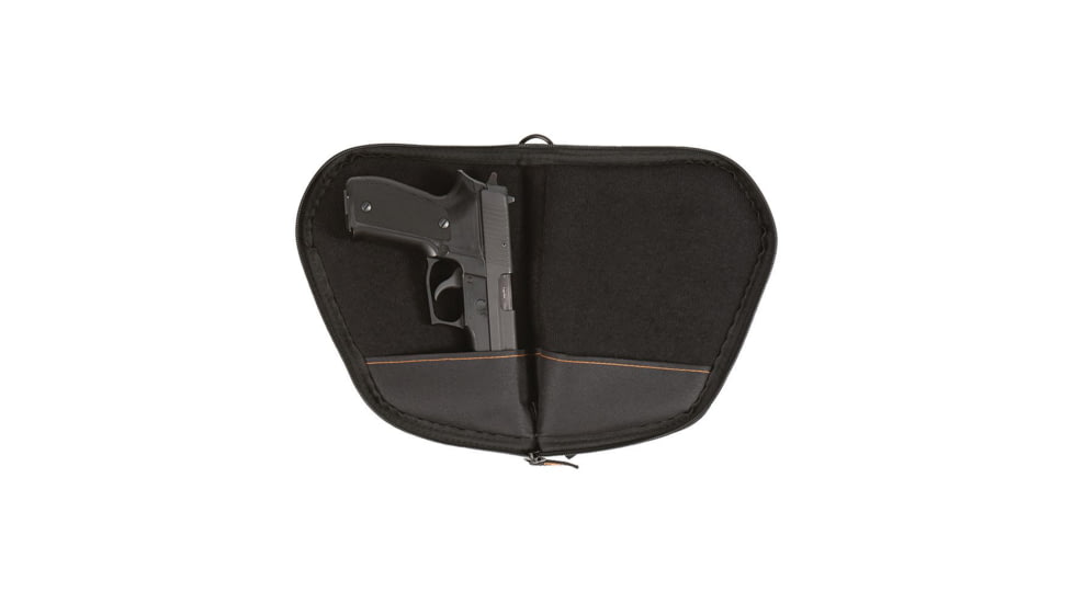 Allen Auto-Fit Handgun/Pistol Case, Black/Orange, 7739