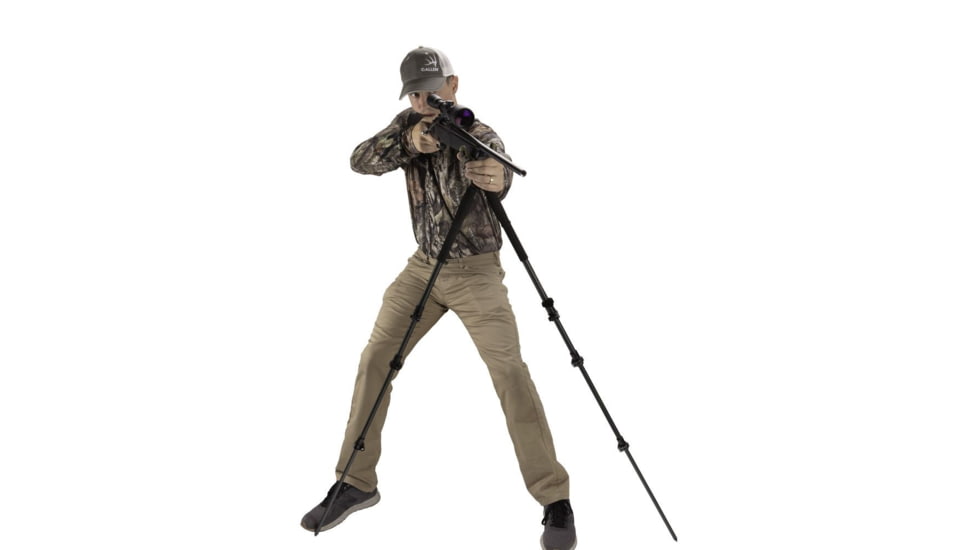 Allen Axial Shooting Stick-Bipod, Black, 61in, 21411