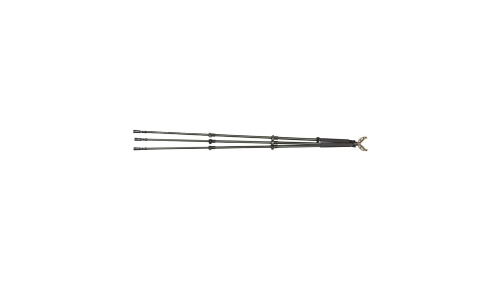 Allen Axial Shooting Stick- Tri/Bi/Monopod 61-Inch, Black, 61in, 21412