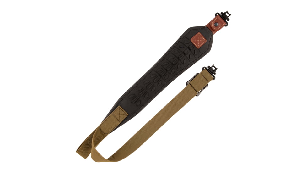 Allen BakTrak Leather Sling, Debossed Horns, Brown, 8391, 8391