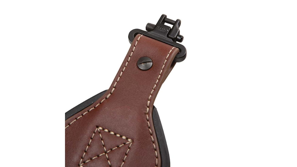 Allen BakTrak Leather Sling, Debossed Horns, Brown, 8391, 8391