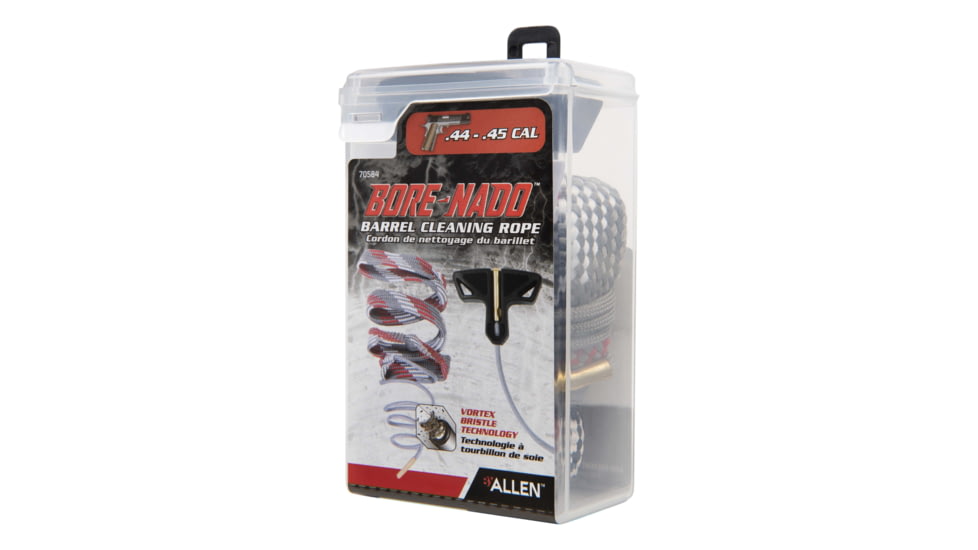 Allen Bore-Nado Handgun Cleaning Tool, Gray, .44, .45 Caliber, 70584