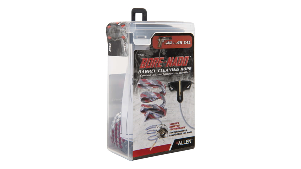 Allen Bore-Nado Handgun Cleaning Tool, Gray, .44, .45 Caliber, 70584