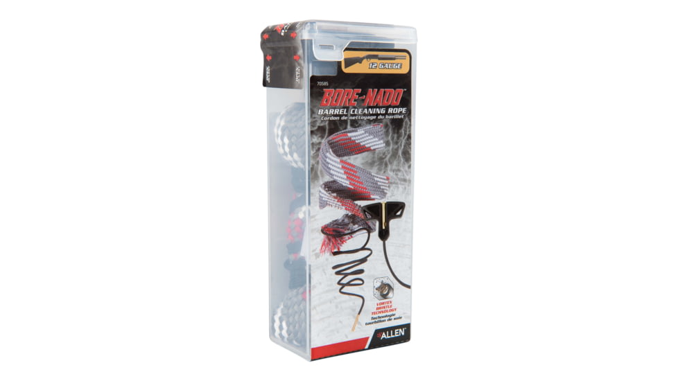 Allen Bore-Nado Shotgun Bore Cleaning Rope, Gray, 12 Gauge, 70585