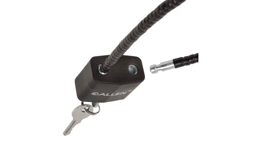 Allen Cable Lock, Black, 15in, 15414