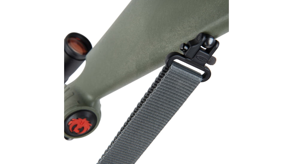 Allen Cirrus Ultralight Silicone Rubber Gun Sling w/BakTrak, Adjustsmant, 28in x 36in Lenght , 500 lbs , Black, 8502