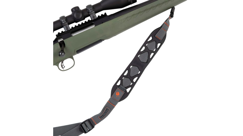 Allen Cirrus Ultralight Silicone Rubber Gun Sling w/BakTrak, Adjustsmant, 28in x 36in Lenght , 500 lbs , Black, 8502