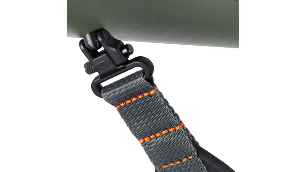 Allen Cirrus Ultralight Silicone Rubber Gun Sling w/BakTrak, Adjustsmant, 28in x 36in Lenght , 500 lbs , Black, 8502